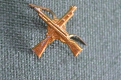 Кокарда, значок "Ружья, оружие".