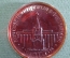 Медаль, плашка, плакетка стеклянная "Дни Советского Союза в Финляндии". Цветное стекло. 1975 год #2