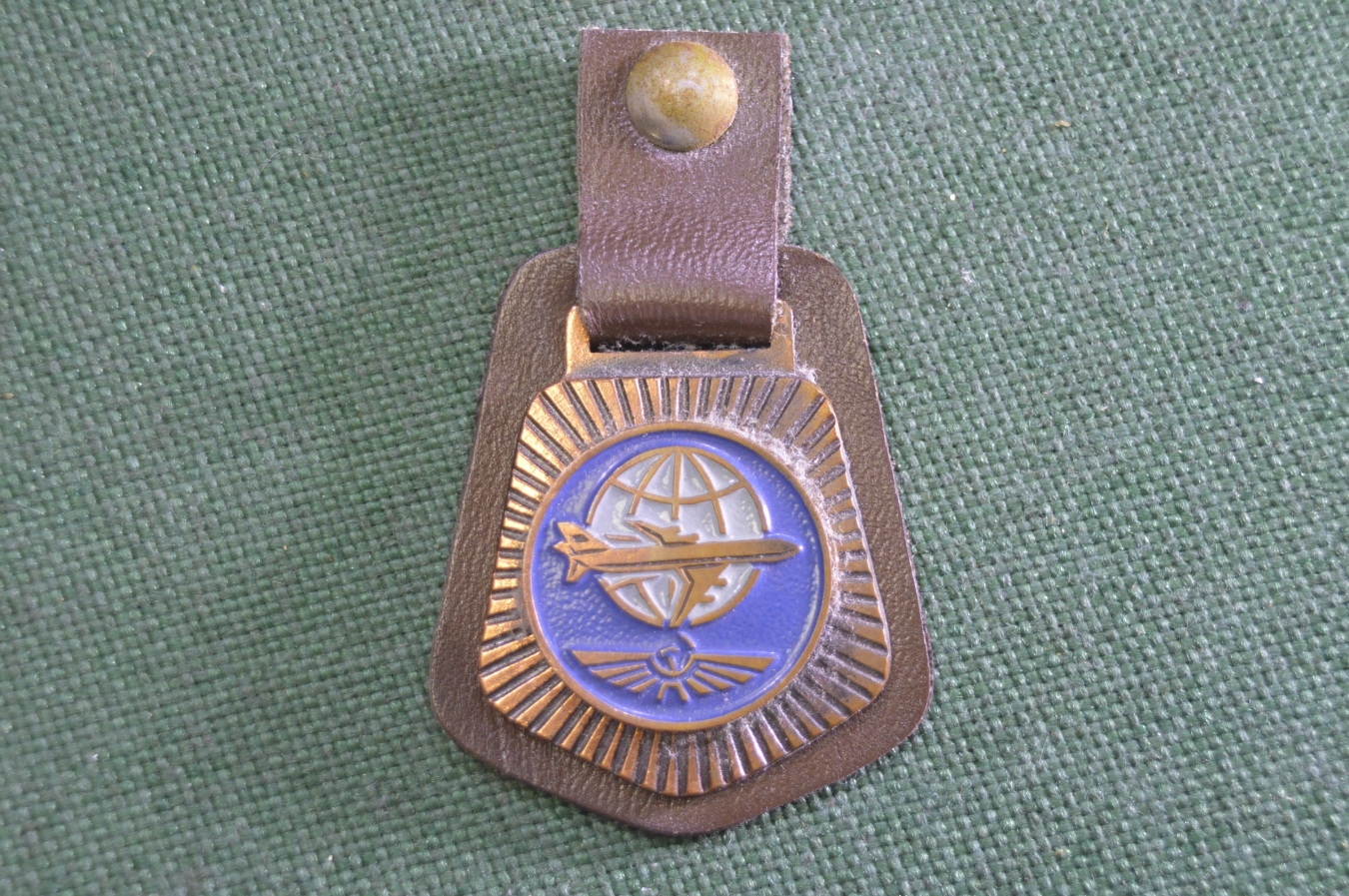 Купить Брелок для ключей "Аэрофлот". Авиация. Тяжелый металл. СССР. в ...