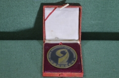 Медаль настольная "Международный кинофестиваль Чанчунь Changchun 1992". Футляр. Китай.