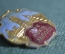 Знак, значок "700 лет Львову. 700 рокiв". Львов, Украина. СССР.