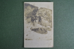 Фотография старинная "Военные". Первая мировая война, 1918 год.