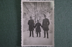 Фотография старинная "Мы такие разные, но служим вместе". Вторая мировая война. Вермахт. #S1