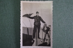 Фотография старинная "Сигнальщик". Вторая мировая война. ВМФ, Кригсмарин. 1942 год.