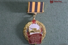 Знак, значок "Ветеран 4-й Гвардейской танковой армии". 