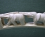 Бивень слона, слоновья кость. Полый, прорезной. Стадо слонов, крокодил. Резьба. 79 см., 1.24 кг.
