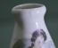 Ваза вазочка "Девушка гейша". Тонкий фарфор. Китай. 1970-е годы.