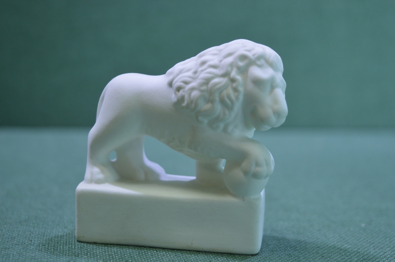 Купить Статуэтка фарфоровая "Лев". Фарфор. Бисквит. Знак качества. ЛФЗ ...