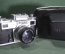 Фотоаппарат "Киев" с объективом Гелиос-103. Кофр. Чехол. СССР. #U
