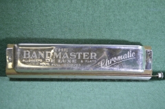 Гармошка губная "The Bandmaster De Luxe, Chromatic". Германия. В ремонт.