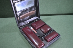 Несессер дорожный, Travelling dressing case. Набор. СССР. Смоленск. 1988 год. #X3