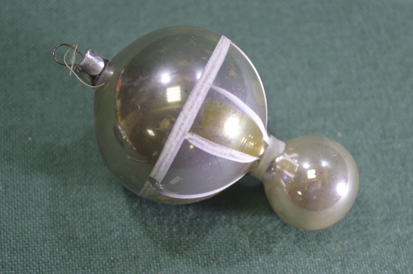 Купить Игрушка елочная стеклянная "Воздушный шар аэростат". Стекло ...