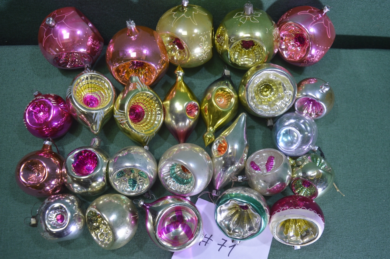 Купить Елочные новогодние игрушки, украшения. 25 штук. Фонари, фонарики ...