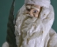 Дед Мороз ватный. С елкой в руках. Вата. Артель, Мосгорпромсовет. Высота 25,5 см