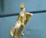 Статуэтка "Девушка в золотых одеждах". Поделочный пластик. 