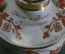 Самовар фарфоровый "Веселый", с чайником и чашками, Криммер. Дарственная надпись, дефект. Фарфор ЛФЗ