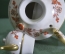 Самовар фарфоровый "Веселый", с чайником и чашками, Криммер. Дарственная надпись, дефект. Фарфор ЛФЗ