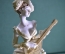Статуэтка, фигурка "Дама в шляпке, с мандолиной". Arti-m Collection. Полистоун.