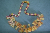 Бусы, ожерелье разноцветное, под янтарь. Длина 50 см. Женское украшение. Бусы, ожерелье разноцветное, под янтарь. Длина 50 см. Женское украшение.