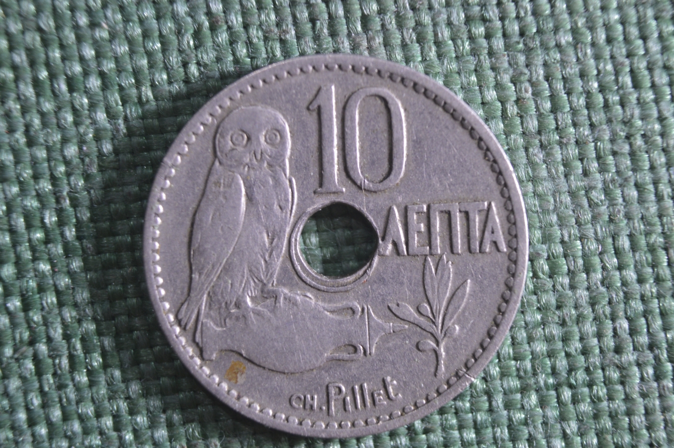 Купить Монета 10 лепта 1912 года. Греция. Сова, кувшин. в интернет ...