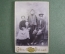 Фотография старинная "Семейство с тещей", кабинетная. 1912 год. #S1