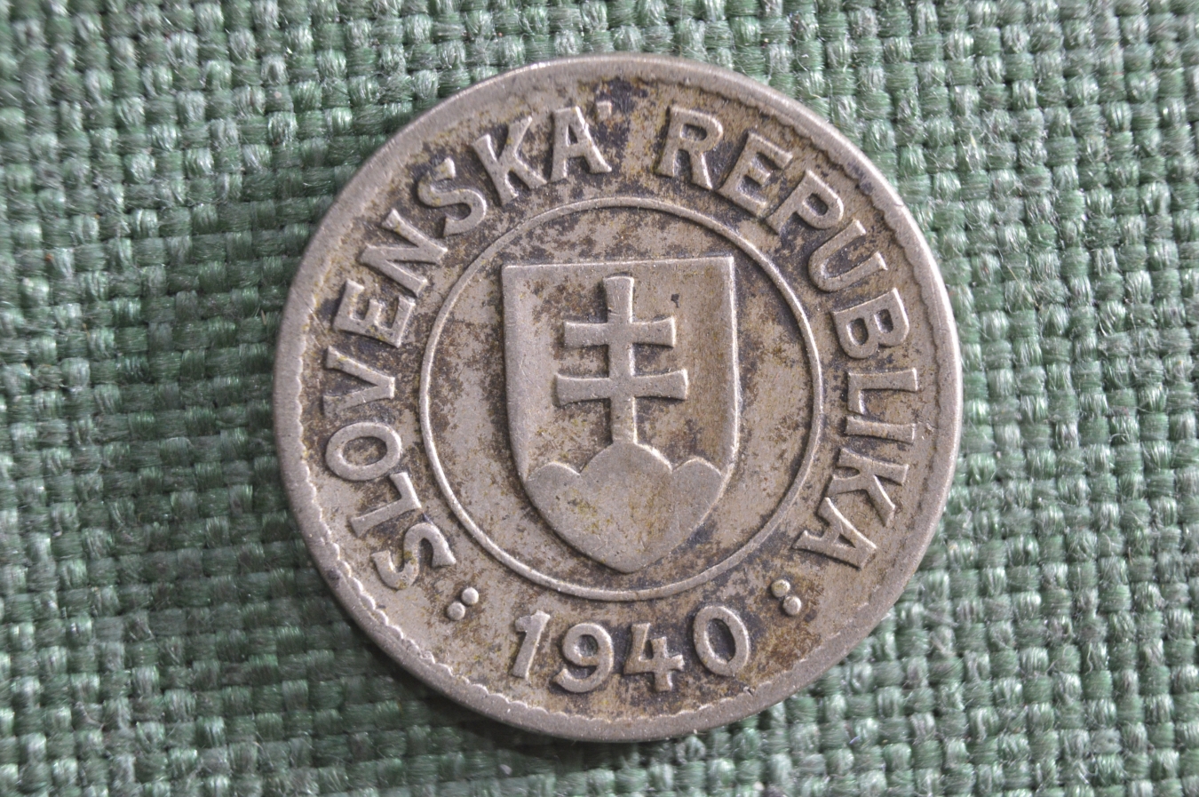 Купить Монета 1 крона 1940 года, Словакия. Slovenska Respublika. в ...
