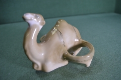 Статуэтка фарфоровая подставка для специй "Верблюд". Фарфор. Полонский завод. ЗХК. СССР. #U