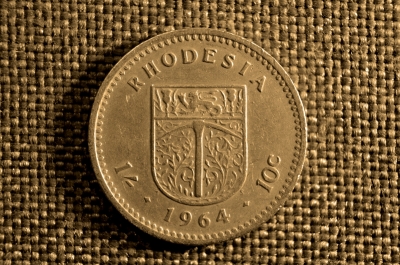 1 шиллинг, Родезия, Елизавета II, 1964 года