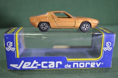 Машинка модель "816 Alfa Romeo Montreal". Norev Jet Car. Оригинальная коробка. Франция. 1970-е. #U