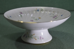 Ваза вазочка фарфоровая конфетница. Фарфор. ЛФЗ. СССР. #U