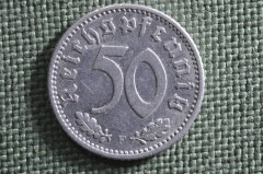 Монета 50 рейхспфеннигов, пфеннигов 1935 года F. Рейх. Германия.