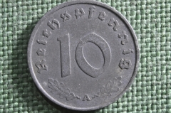 Монета 10 рейхспфеннигов, пфеннигов 1944 года A. Рейх. Германия.