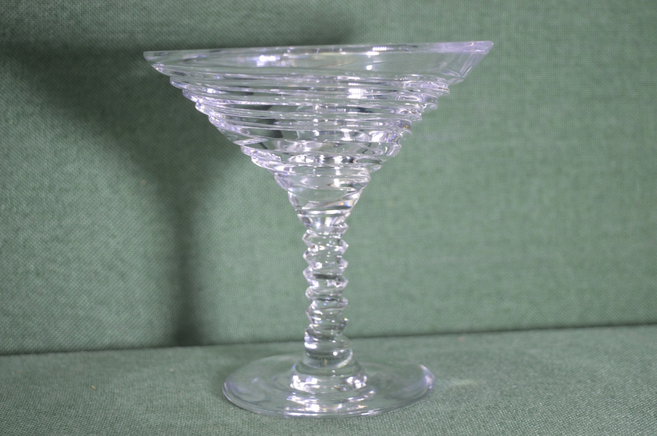 Купить Креманка стеклянная. Витая. Стекло, ручная работа. Саратовский ...