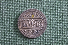 Монета 1/2 мохар, мохара 1913 года. Серебро. Непал. 