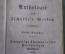 Книга старинная "Немецкий классификатор, антология". 1831, 1832 год. Deurschen classifer.  #K3
