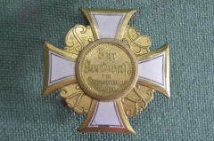 Знак почетный Крест I степени союз военных ветеранов Пруссия. Германия. Рейх.