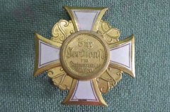 Знак почетный Крест I степени союз военных ветеранов Пруссия. Германия. Рейх. 