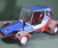 Игрушка машинка с гонщиком "Dolly Molly". ГДР. Германия. #U