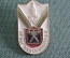 Знак, значок "Игры XXII Олимпиады, Москва, 1980 год. Тяжелая атлетика". Штангист. СССР.