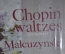 Винил, пластинка 1 lp "Chopin Waltzes". Malcuzynski. США. Америка. Периода СССР.