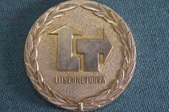 Медаль настольная "Liikenneturva". Пропагандист БДД. Безопасность дорожного движения. Финляндия.