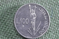 Монета 100 лир 1991 года. Воскресение. Ватикан.