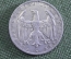 Монета 3 марки 1922 или 1923 года. Сбита цифра. Веймар. Рейх. Германия.