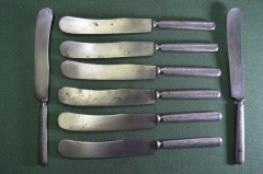 Нож столовый "Павмурмет". Набор 8 шт. Ранний СССР. Артель. 1920е.