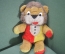Игрушка плюшевая мягкая "Лев львенок". 50 см. СССР. #G8