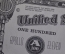 Бона, банкнота "Unified Space over America". Moondust Certificate. Лунные деньги. Аполллон. Космос. 