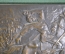 Панно настенное чеканка медная "Буденновцы. Конница. Кавалерия". Медь. СССР.