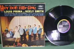 Пластинка виниловая "Hey Boy ! Hey Girl ! Louis Prima and Keeky Smith". Луис Прима. Capitol 1 lp. #2