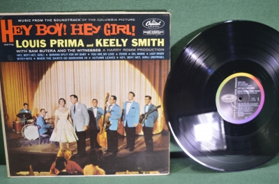 Пластинка виниловая "Hey Boy ! Hey Girl ! Louis Prima and Keeky Smith". Луис Прима. Capitol 1 lp. #2