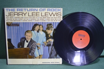 Пластинка виниловая "The return of Rock. Jerry Lee Lewis". Джерри Ли Льюис. Smash. Винил 1 lp.